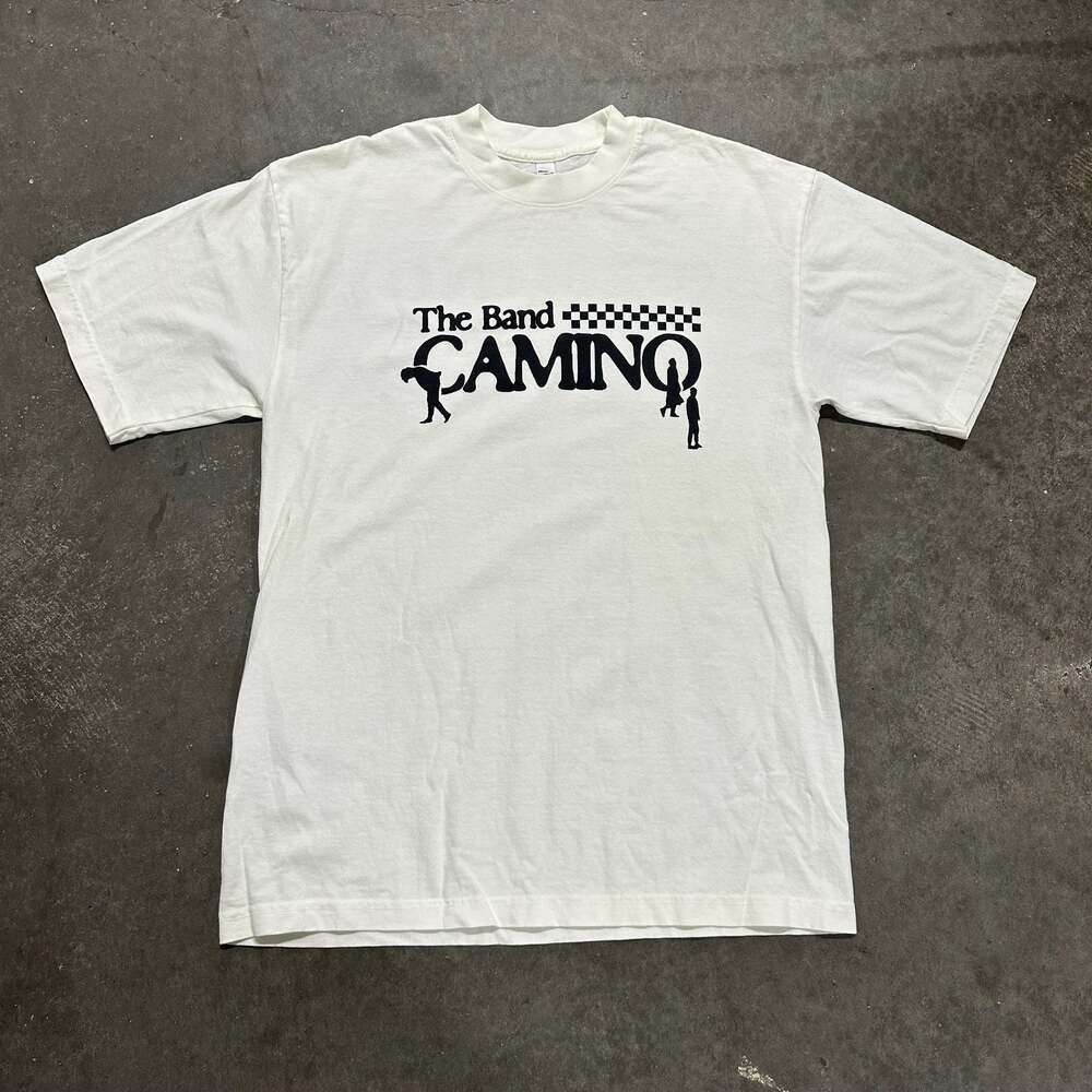 The Band CAMINO 2023 Tour Graphic T-Shirt Los Angeles Apparel White